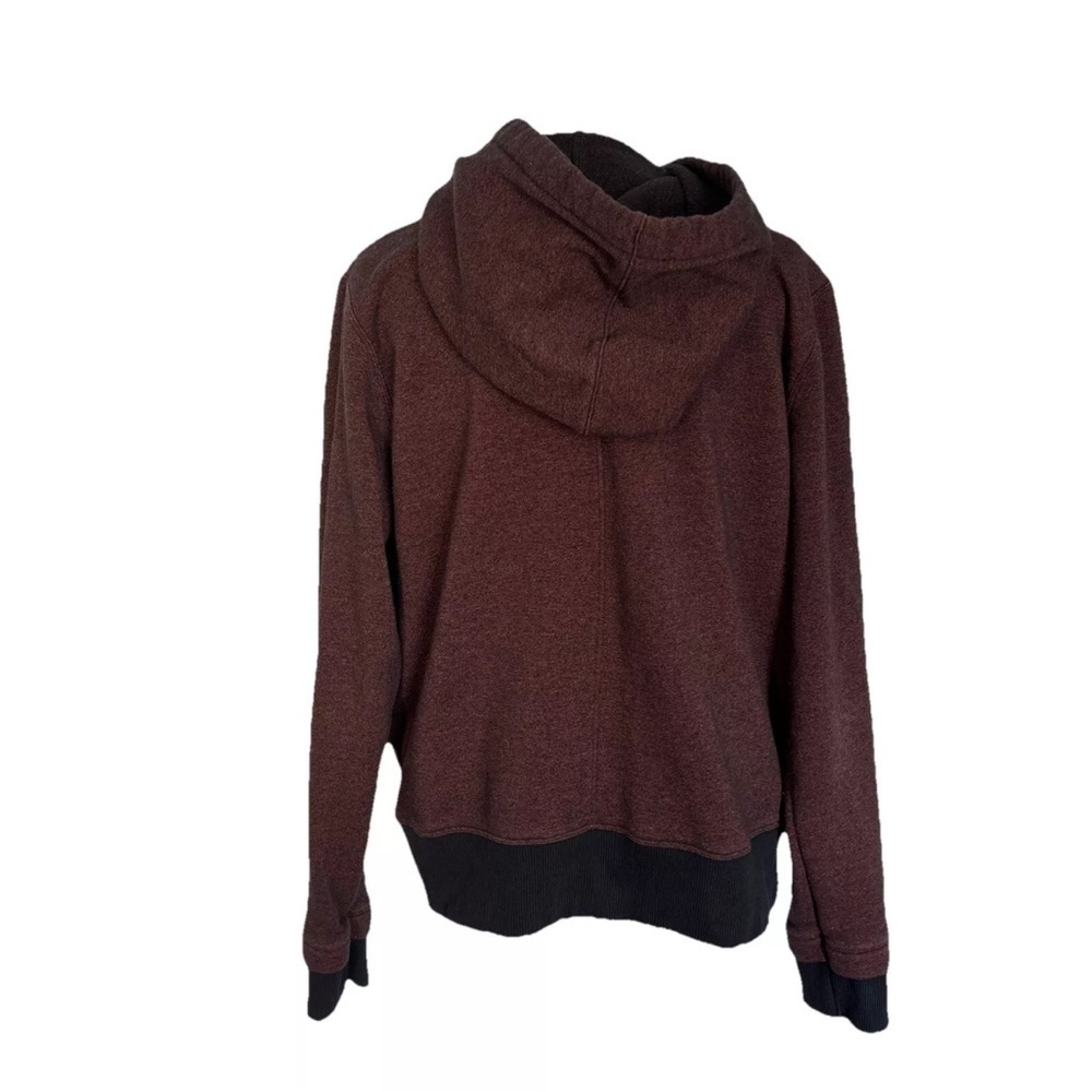 Under Armour Threadborne Women’s PullOver Hoodie Sweatshirt Medium Burgundy - Picture 13 of 14